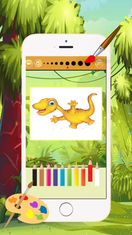 صور Dinosaur Coloring Book 3 - Drawing and Painting Colorful for kids games free