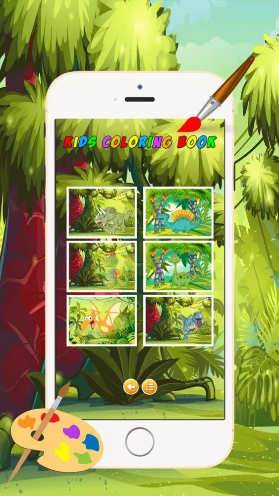 صور Dinosaur Coloring Book 3 - Drawing and Painting Colorful for kids games free