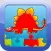 Dinosaur Games for kids Free - Cute Dino Train Jigsaw Puzzles for Preschool and Toddlers