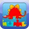 Dinosaur Games for kids Free - Cute Dino Train Jigsaw Puzzles for Preschool and Toddlers