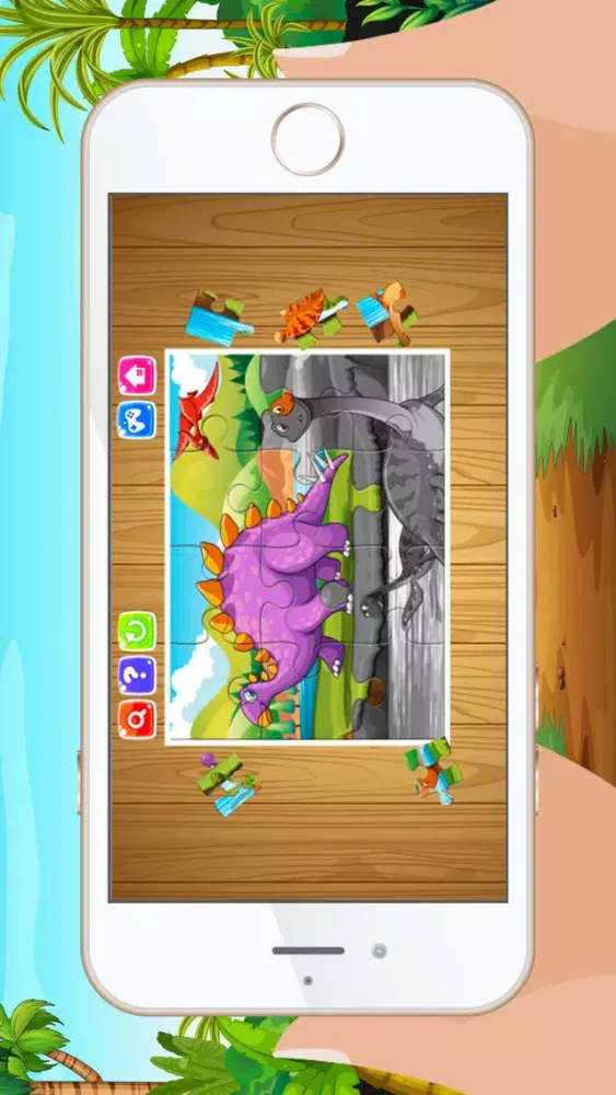 Tangkapan skrin Dinosaur Games for kids Free - Jigsaw Puzzles for Preschool and Toddlers