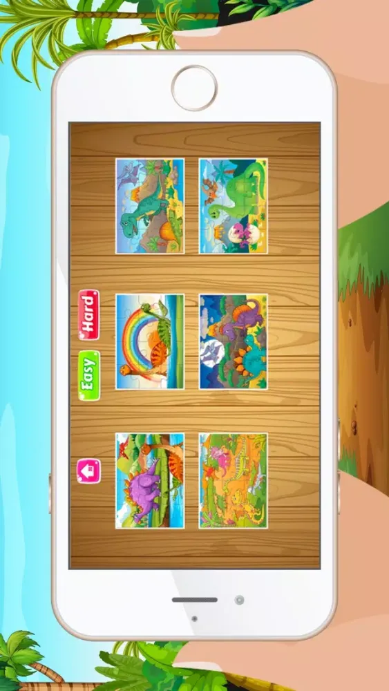 Tangkapan skrin Dinosaur Games for kids Free - Jigsaw Puzzles for Preschool and Toddlers