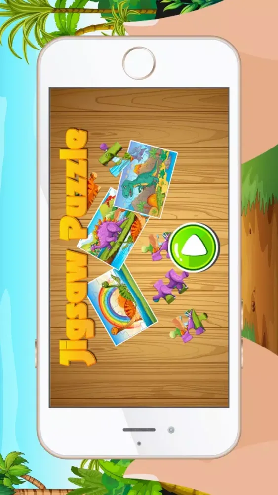 Tangkapan skrin Dinosaur Games for kids Free - Jigsaw Puzzles for Preschool and Toddlers