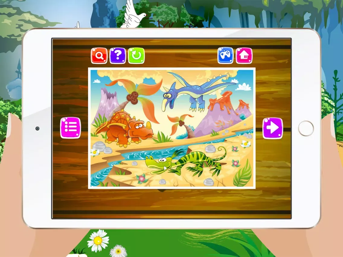 Dinosaur Jigsaw Puzzles – Learning Games Free for Kids Toddler and Preschool iPad  Ekran Görüntüleri