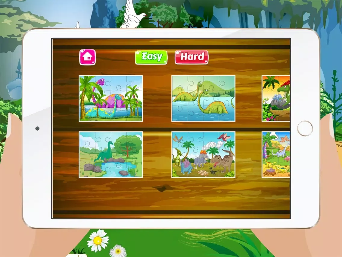Dinosaur Jigsaw Puzzles – Learning Games Free for Kids Toddler and Preschool iPad  Ekran Görüntüleri