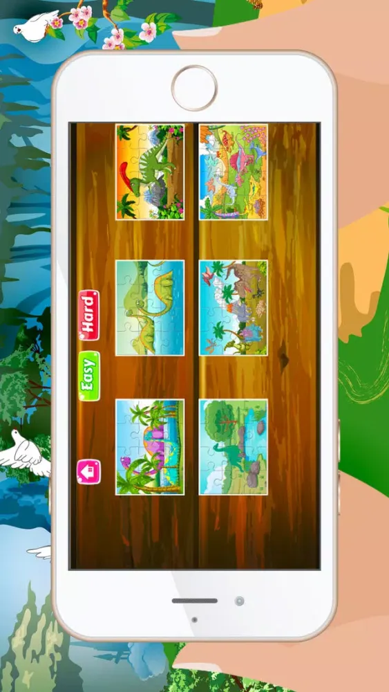 Dinosaur Jigsaw Puzzles – Learning Games Free for Kids Toddler and Preschool Ekran Görüntüleri