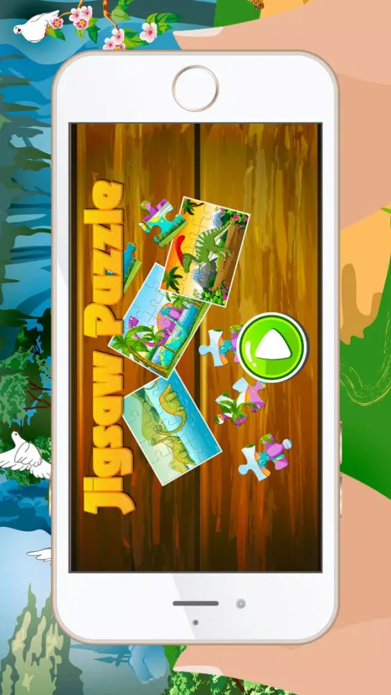 Dinosaur Jigsaw Puzzles – Learning Games Free for Kids Toddler and Preschool Ekran Görüntüleri