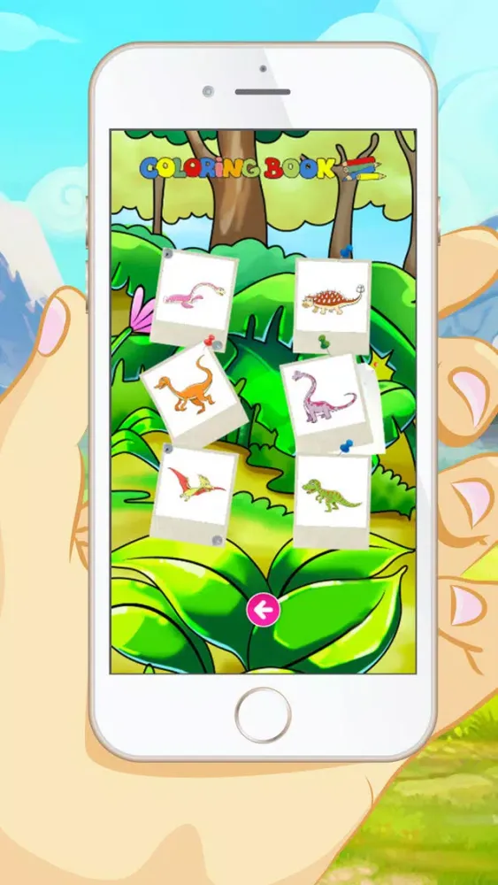 Dinosaur Coloring Book - Educational Coloring Games Free ! For kids and Toddlers應用截圖