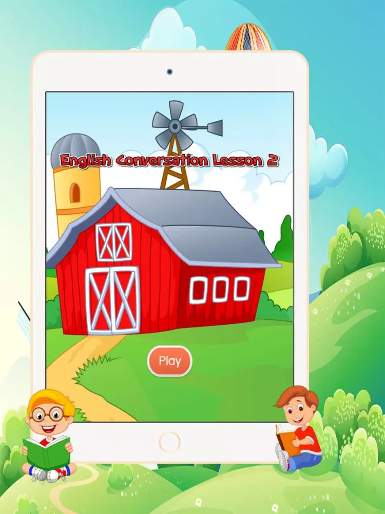 English Conversation Lesson 2 - Listening and Speaking English for kids grade 1st 2nd 3rd 4th iPad Screenshots