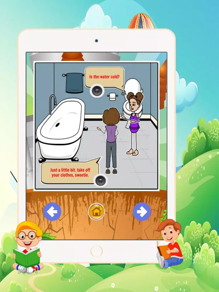 English Conversation Lesson 2 - Listening and Speaking English for kids grade 1st 2nd 3rd 4th iPad Screenshots