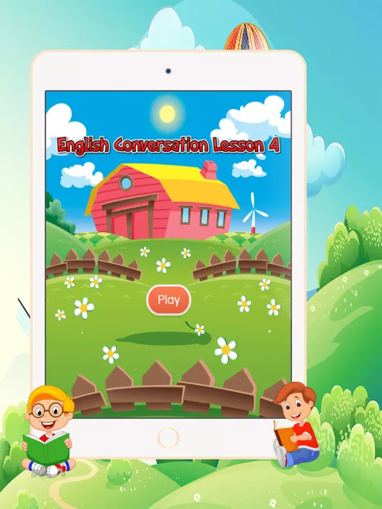 English Conversation Lesson 4 - Listening and Speaking English for kids grade 1st 2nd 3rd 4th iPad Screenshots
