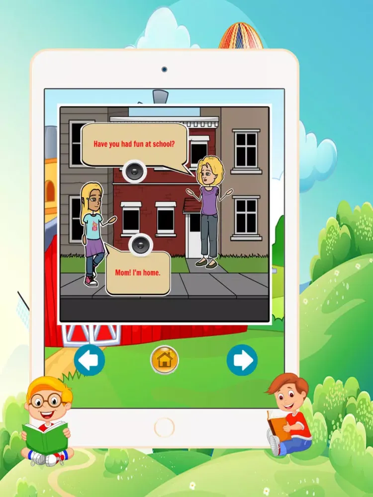 English Conversation Lesson 4 - Listening and Speaking English for kids grade 1st 2nd 3rd 4th iPad Screenshots