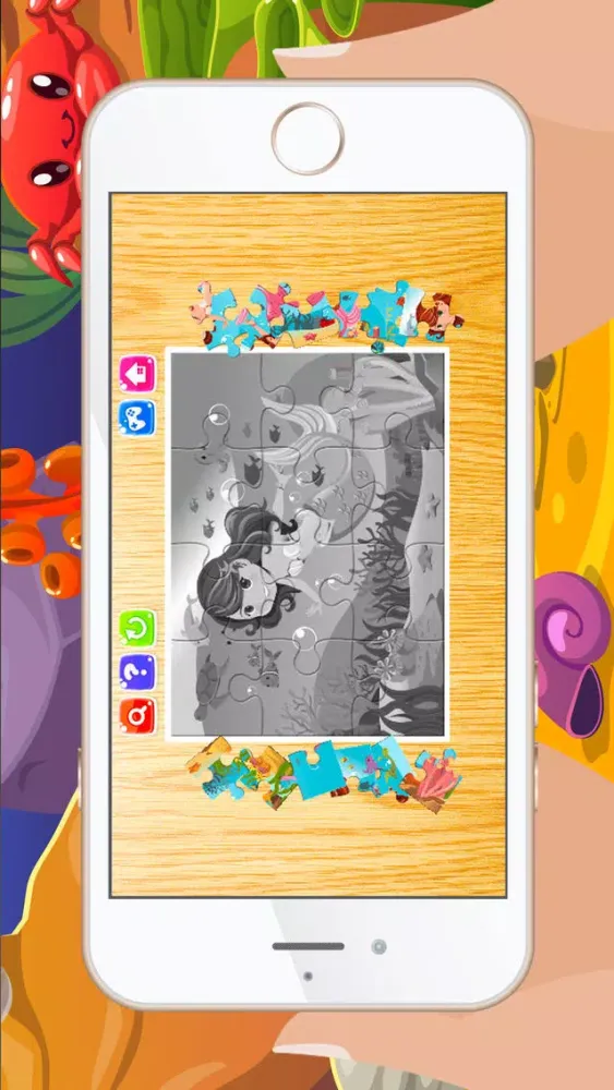Capturas de pantalla de Mermaid Jigsaw Puzzles for Kids and Toddler - Kindergarten and Preschool Learning Games Free