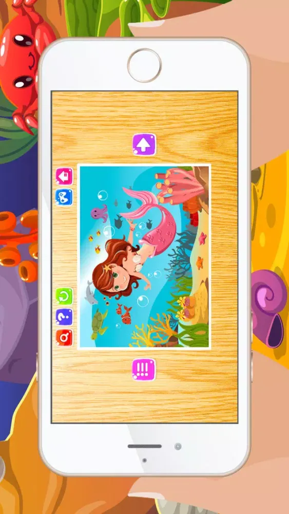 Capturas de pantalla de Mermaid Jigsaw Puzzles for Kids and Toddler - Kindergarten and Preschool Learning Games Free