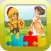 Princess Games for kids - Cute Princesses Pony Train Jigsaw Puzzles for Preschool and Toddlers