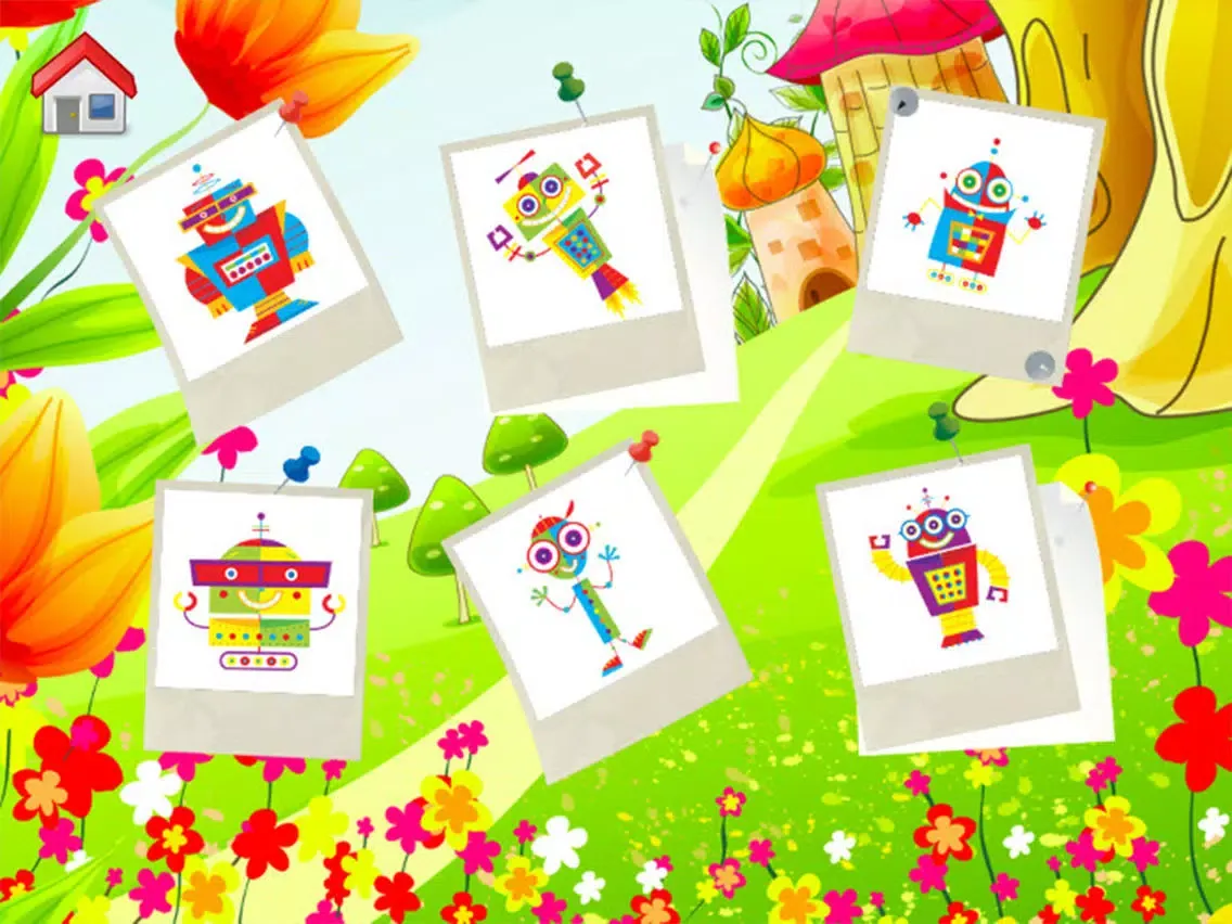 Robot Coloring Book - Drawing and Painting Colorful for kids games free iPad  スクリーンショット