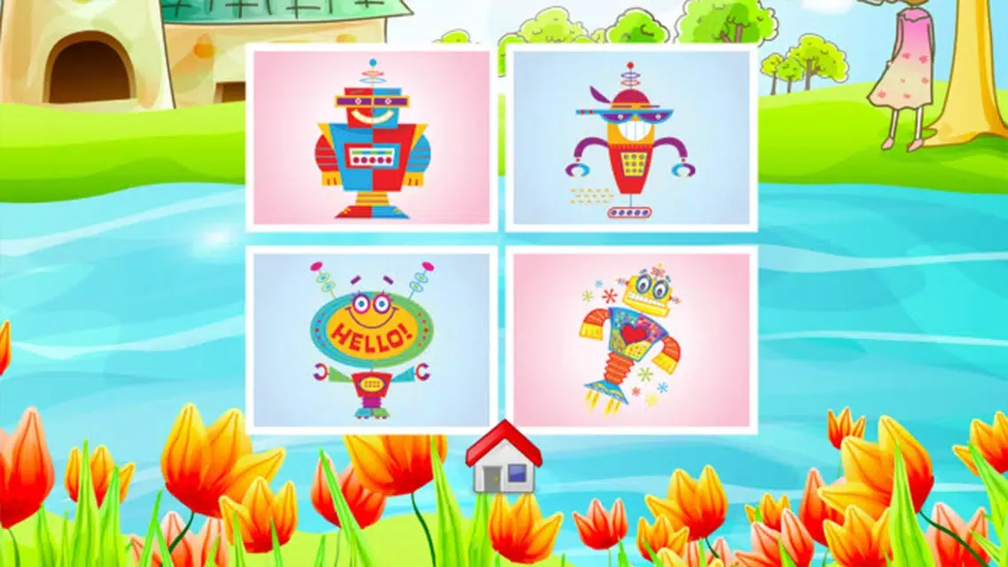 Robot Coloring Book - Drawing and Painting Colorful for kids games free スクリーンショット