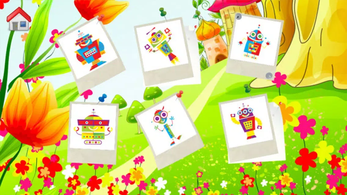 Robot Coloring Book - Drawing and Painting Colorful for kids games free スクリーンショット