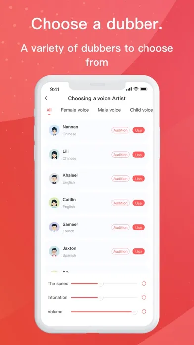 Screenshot di Text to speech assistant - AI