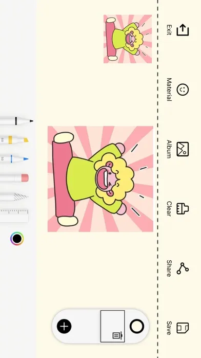 Tangkapan skrin FacePaint - Draw avatars