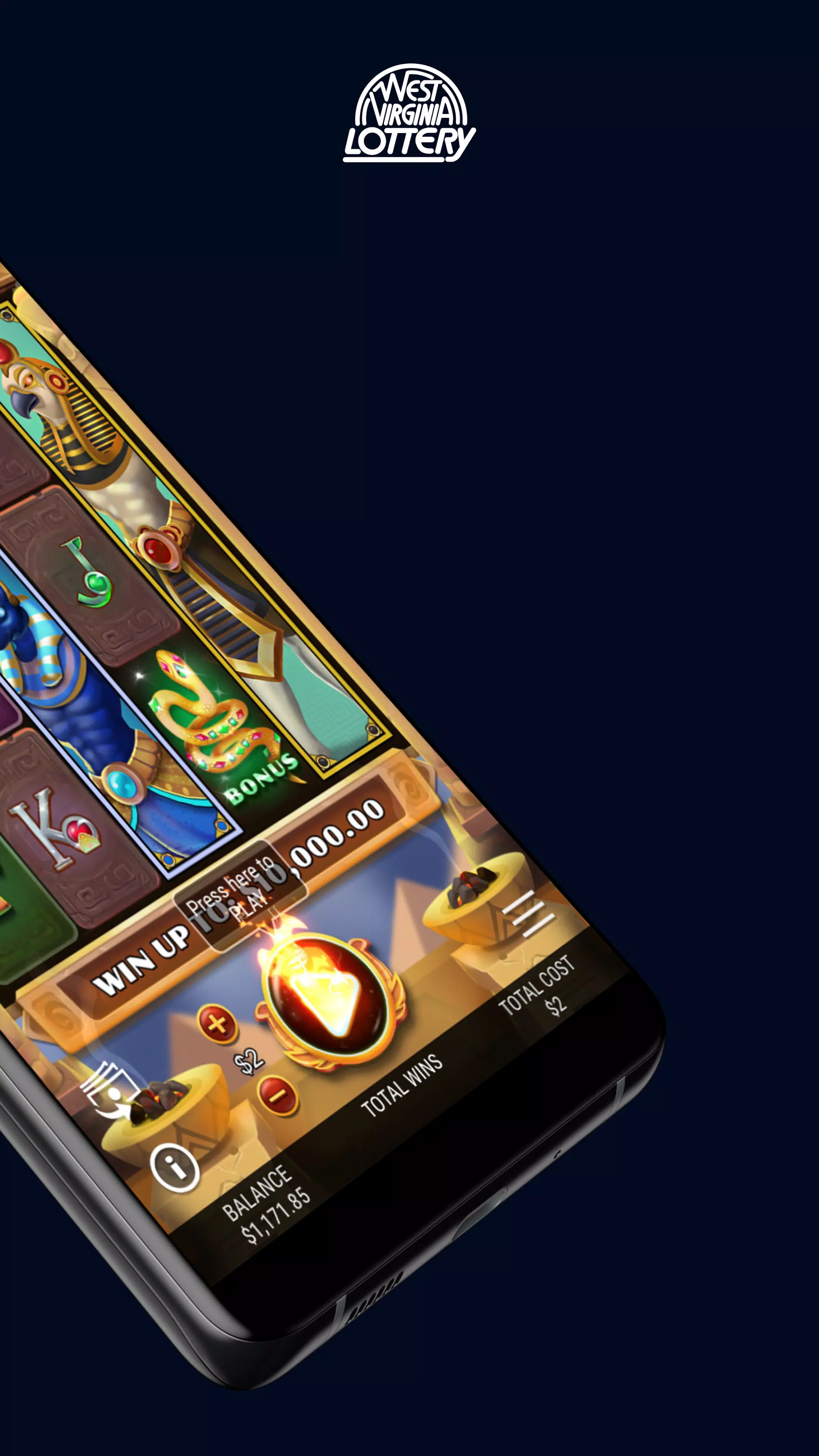 WV Lottery Screenshots