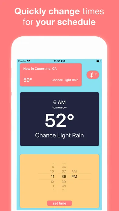 Captures d'écran de Nowcast - commuter weather