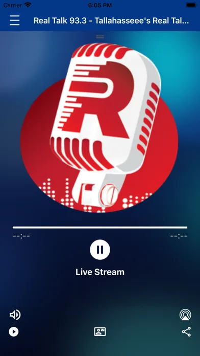Ảnh chụp màn hình của Real Talk 93.3 FM