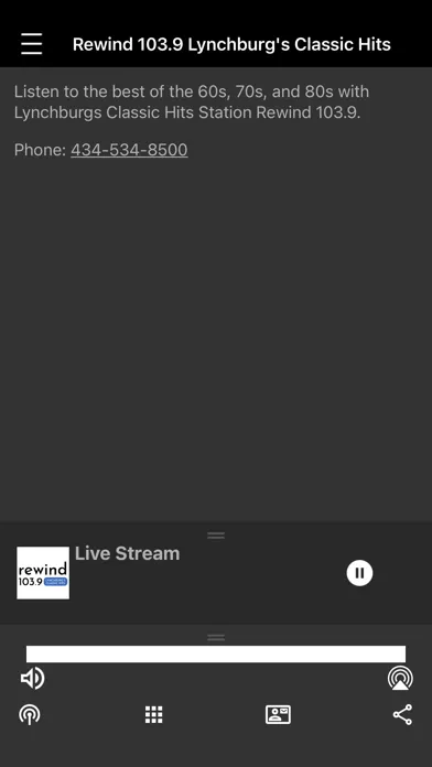 Ảnh chụp màn hình của VTRN Sports 93.3 FM Lynchburg