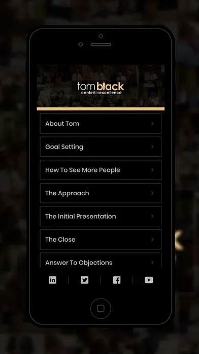 ภาพหน้าจอของ Tom Black Sales Training