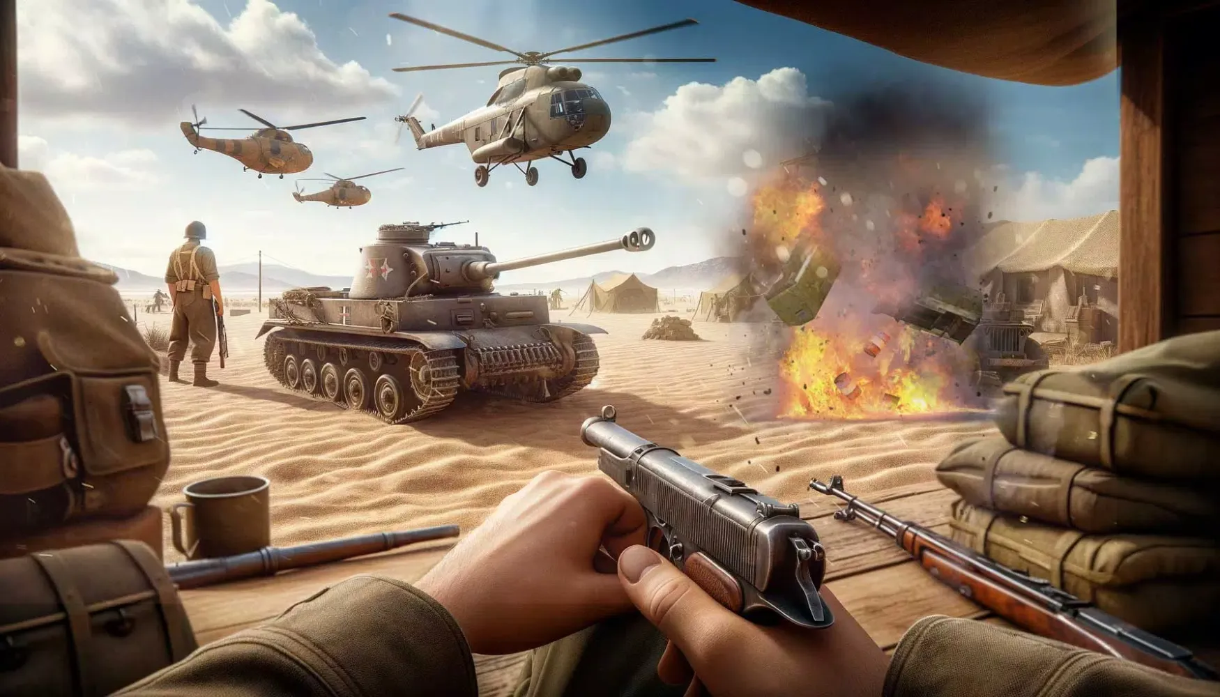 WW2 Army Commander Battle Game Screenshots