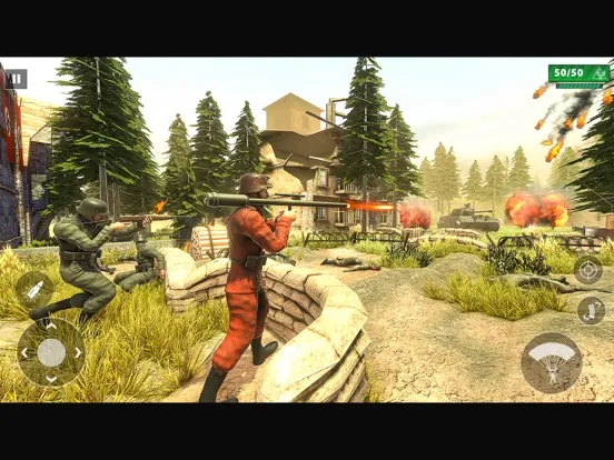 World War 2: Gun Shooter Game iPad  Ekran Görüntüleri