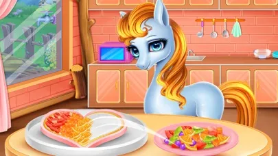 Rainbow Pony Care-Girl Game سکرین شاٹس