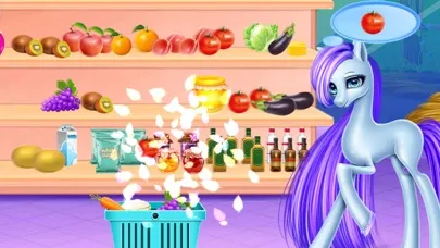 Rainbow Pony Care-Girl Game سکرین شاٹس