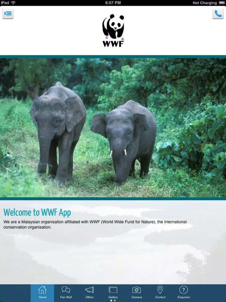 WWF Malaysia iPad  Ekran Görüntüleri