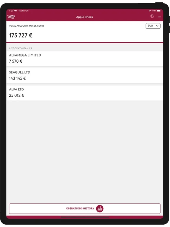 WWPi Mobile Office iPad  스크린샷