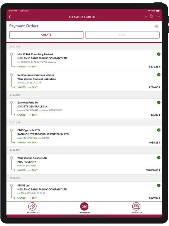 WWPi Mobile Office iPad  스크린샷