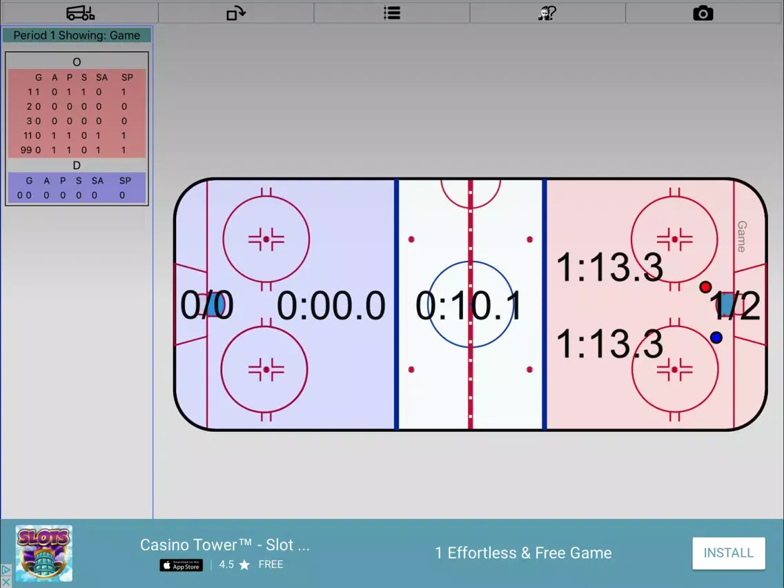 ZoneTime - Hockey iPad  स्क्रीनशॉट