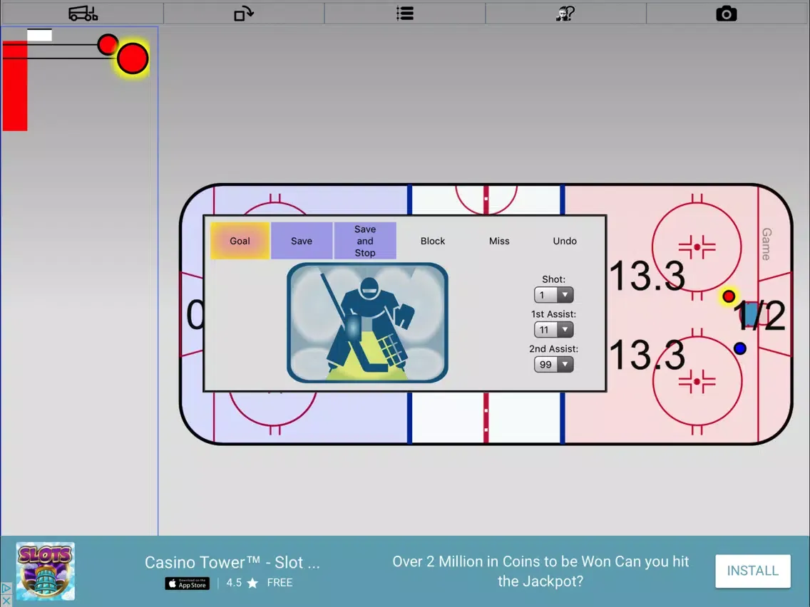 ZoneTime - Hockey iPad  स्क्रीनशॉट