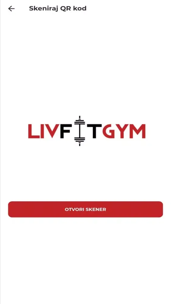 Capturas de tela do LivFit Gym Admin