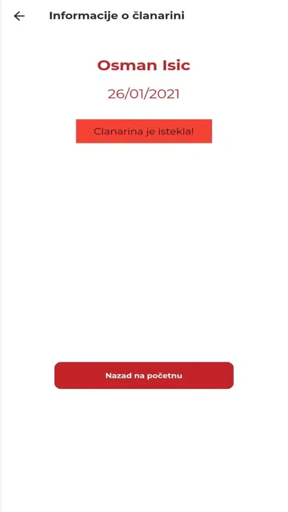 Capturas de tela do LivFit Gym Admin