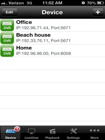 Night Owl Pro iPad  Screenshots