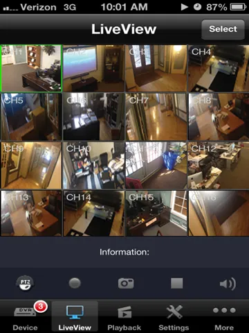 Night Owl Pro iPad  Screenshots