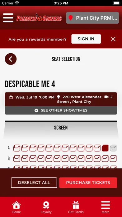 Premiere Cinemas 스크린샷