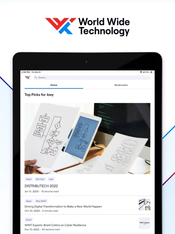 World Wide Technology iPad  Ekran Görüntüleri