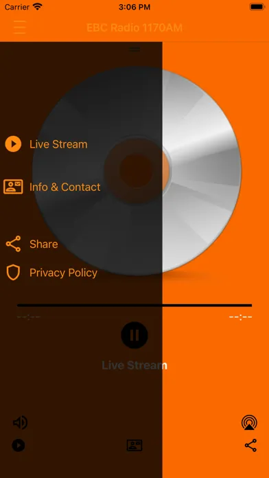 Zrzuty ekranu ebc radio