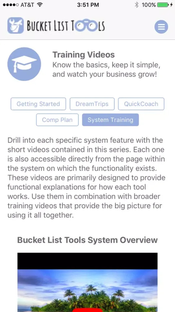 Capturas de tela do Bucket List Tools