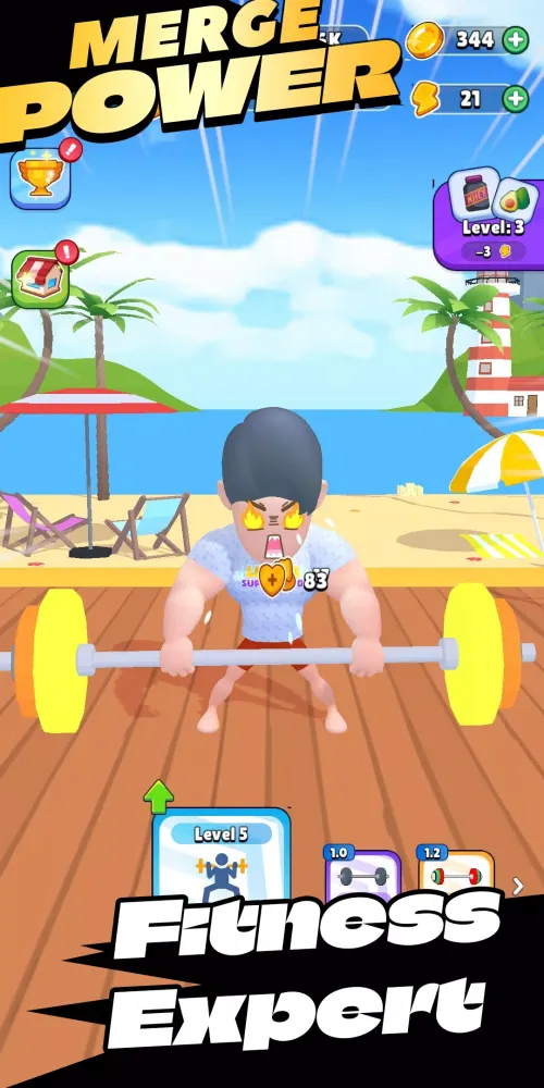 Gym Train Hero: Merge Power Screenshots