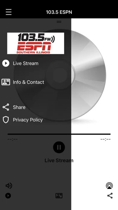 Capturas de tela do 103.5 ESPN