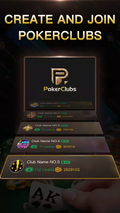 PokerClubs-Global Poker Game应用截图