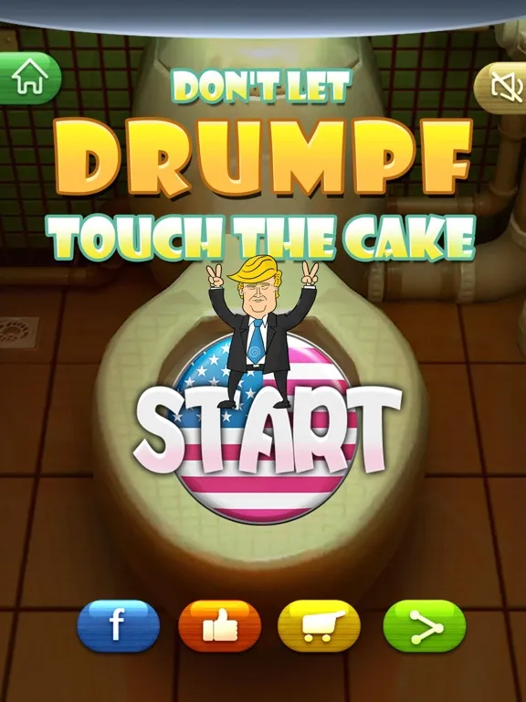 Don't let Drumpf touch the cake iPad  스크린샷